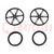 Wheel; black; push-in,screw; Ø: 90mm; Shaft dia: 5.8mm; W: 10mm