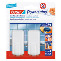 Gancho autoadhesivo Tesa PowerStrip 2 kg blanco