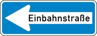 Modellbeispiel: VZ Nr. 220-10 (Einbahnstraße linksweisend)