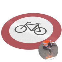 Verbot für Radfahrer VZ 254, Durchmesser: 100 cm