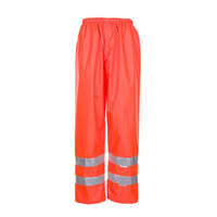 Warnschutzbekleidung Regenhose, orange, wasserdicht, Gr. S-XXXXL Version: M - Größe M