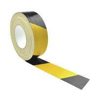 SafetyMarking WT-5561, Gewebeband 2-farbig gelb/schwarz, Maße (BxL): 10 cm x 50m Version: 02 - rechtsweisend