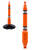 Skipper mobiler Absperrpfosten mit Reflexstreifen, Höhe: 100,0 cm, Durchmesser: Version: 01 - orange