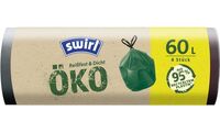 swirl Öko-Mülleimerbeutel, mit Zugband, grün, 60 Liter (9509644)