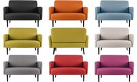 PAPERFLOW 2-Sitzer Sofa LISBOA, Kunstlederbezug, orange (74600864)