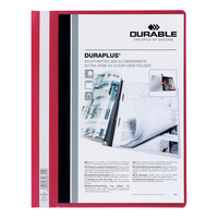 Durable Duraplus Qtn Fldr RedPk25 257903