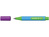 Kugelschreiber Slider Link-It, Kappenmodell, XB, violett, Schaftfarbe: cyan