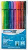 Cienkopis Donau D-Fine, 0.4 mm, 10 sztuk, mix kolorów
