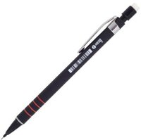 Ołówek automatyczny MemoBe Four Lines, HB, 0.5mm, z gumką, czarny