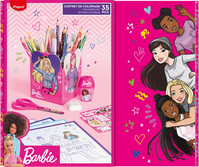 MAPED CAJA DE REGALO DISEÑO BARBIE - EL REGALO PERFECTO PARA NIÑOS CREATIVOS - INCLUYE MATERIAL ESCOLAR DE CALIDAD