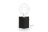 LAMP BASE - SOCLE DE LAMPE DÉCORATIF - NOIR - CYLINDRIQUE VELLEMAN V-STAND-CYL-BL