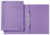 Spiralhefter, A4, kfm. Heftung, Pendarec-Karton, violett
