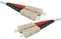 CUC Exertis Connect 392754 InfiniBand/fibre optic cable 5 m SC OM3 Aqua-kleur