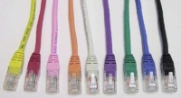 Cables Direct 1mtr CAT 5E Cable Violet networking cable 1 m