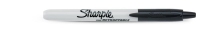 Sharpie Fine Retractable permanente marker Fijne punt Zwart