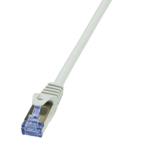 LogiLink 0.25m Cat.6A 10G S/FTP netwerkkabel Grijs 0,25 m Cat6a S/FTP (S-STP)