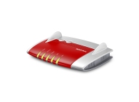 AVM FRITZ!Box 4020 vezetéknélküli router Fast Ethernet Egysávos (2,4 GHz) Vörös, Fehér