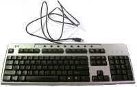 HP 324634-331 Tastatur USB Holländisch Schwarz, Silber