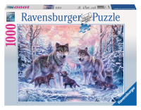 Ravensburger Arctic wolves Puzzle 1000 pz Fauna