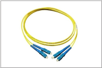 Alcasa LW-901SC Glasfaserkabel 1 m 2x SC OS2 Blau, Gelb