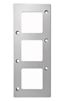 Merten 480360 veiligheidsplaatje voor stopcontacten Zilver