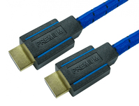 Cables Direct CDLPREM-03B HDMI cable 3 m HDMI Type A (Standard) Black, Blue