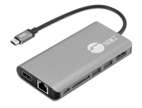 Siig JU-DK0F11-S1 laptop dock/port replicator USB 3.2 Gen 1 (3.1 Gen 1) Type-C Black, Grey