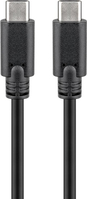 Wentronic 38873 USB Kabel 1 m USB 3.2 Gen 2 (3.1 Gen 2) USB C Schwarz
