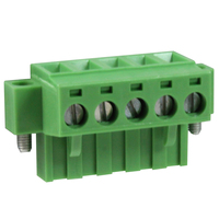 Camdenboss CTBP9208/5FL terminal block 5 Green