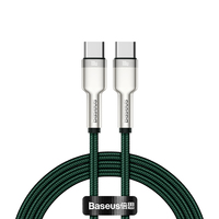 Baseus 6953156202399 câble USB 2 m USB 2.0 USB B USB C Vert