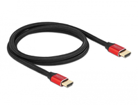 DeLOCK 85773 HDMI kábel 1 M HDMI A-típus (Standard) Fekete, Vörös