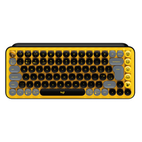 Logitech POP Keys Wireless Mechanical Keyboard With Emoji Keys toetsenbord Bluetooth QWERTY Engels Geel