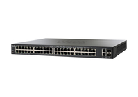 Cisco SF220-48P Smart Switch | 48 10/100 Fast Ethernet Ports | 2 Gigabit Ethernet (GbE) Ports | 375W PoE | Limited Lifetime Protection (SF220-48P-K9-UK)