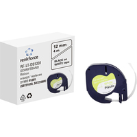 Renkforce RF-6027798 címkéző szalag Fehéren fekete