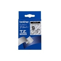 Brother Black on Clear Gloss Laminated Tape, 9mm ruban d'étiquette TZ