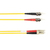 Black Box FOCMPM4-010M-STLC-YL fibre optic cable 10 m 2x ST 2x LC OFNP OM4 Yellow