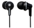 Panasonic RP-HJE125E-K hoofdtelefoon/headset Hoofdtelefoons Bedraad In-ear Muziek Zwart