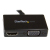 StarTech.com Adattatore DisplayPort a HDMI e VGA - Convertitore audio/video da viaggio DP 2 in 1 - 1920x1200 / 1080p