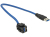 DeLOCK 86375 kabel USB 0,5 m USB 3.2 Gen 1 (3.1 Gen 1) USB A Niebieski