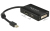 DeLOCK 0.16m DisplayPort/Displayport + HDMI + DVI 0,16 m Mini DisplayPort DisplayPort + DVI + HDMI Schwarz