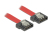 DeLOCK 0.1m 2xSATAIII cable de SATA 0,1 m Rojo