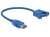 DeLOCK 0.25m 2xUSB3.0-A USB Kabel 0,25 m USB 3.2 Gen 1 (3.1 Gen 1) USB A Blau