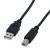 MCL USB 2.0 A/B 2m câble USB USB A USB B Noir