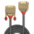 Lindy 36212 cable DVI 2 m DVI-D Oro, Gris, Rojo
