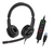 Axtel VOICE UC28 stereo USB-A Zestaw słuchawkowy Przewodowa Opaska na głowę Biuro/centrum telefoniczne USB Typu-A Czarny