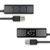 Axagon HUE-S2BL hub & concentrateur USB 3.2 Gen 1 (3.1 Gen 1) Type-A 5000 Mbit/s Noir