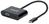 Manhattan USB-C auf VGA-Konverter mit Power Delivery-Ladeport, 1080p-Auflösung, Power Delivery-Port mit bis zu 60 W (3 A/20 V), schwarz