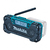 Makita MR052 Radio portable Chantier Analogique et numérique Noir, Bleu