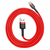 Baseus 6953156280328 mobiltelefon kábel Fekete, Vörös 1 M USB A Micro-USB B