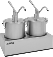 SARO Saucenspender PD-002 - Material: Edelstahl, Chrom - Klick-System -